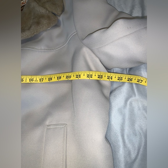 Lee Wald Men's taupe beige Coat Brown faux fur lapels Collar vintage 42 car coat - Picture 4 of 8